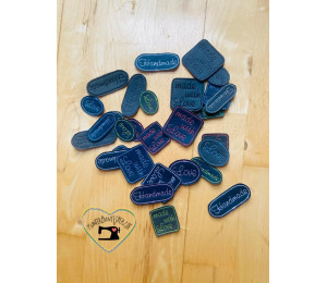 Stickserie - 95 Handmade Tags Labels